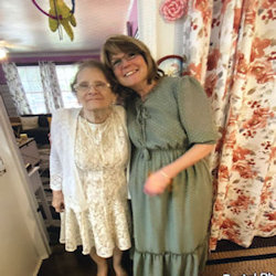 Linda with her First Daughter Carol