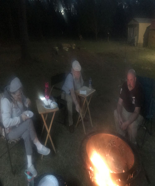 Grilling at Carols place